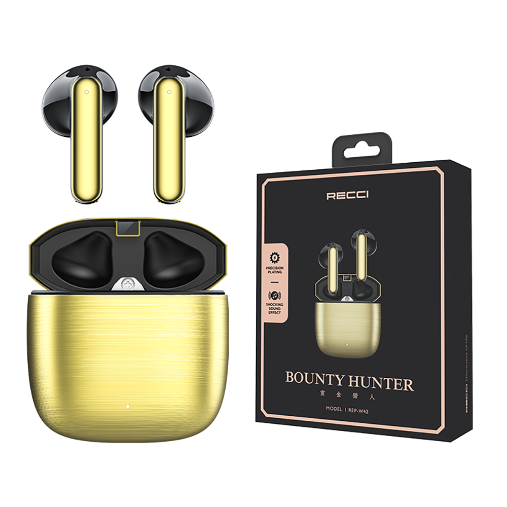Recci REP-W42 Bounty Hunter Serisi TWS Kulak İçi Bluetooth v5.2 Kulaklık Recci REP-W42 Bounty Hunter Serisi TWS Kulak İçi Bluetooth v5.2 Kulaklık
